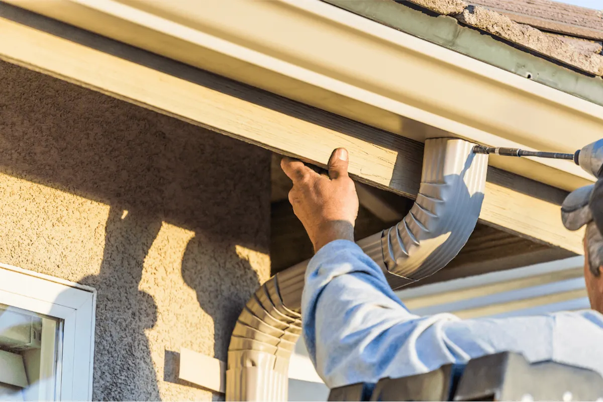 Builder-grade vs professional gutter comparison